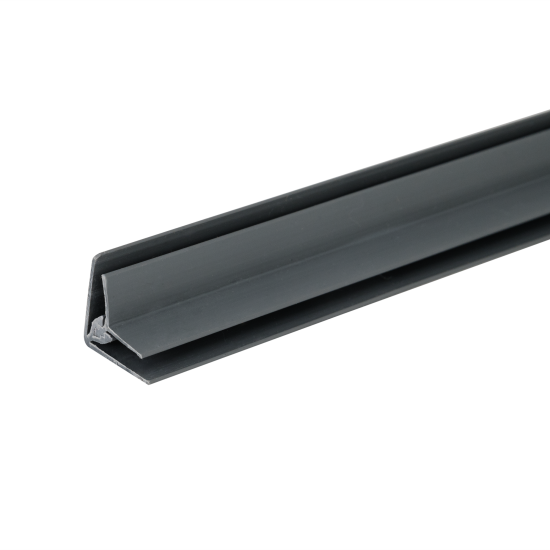 Угол Artens 20x20x2700 мм ПВХ для панелей до 4мм цвет темно-серый
