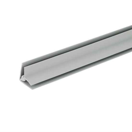 Угол Artens 20x20x2700 мм ПВХ для панелей до 4мм цвет светло-серый