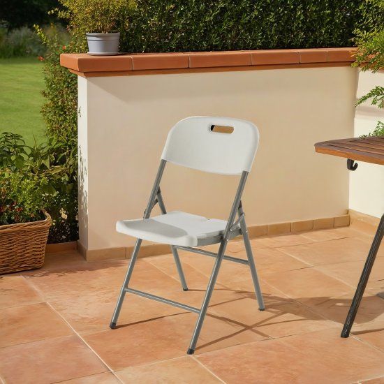 Стул складной 57x83x46 см сталь/пластик