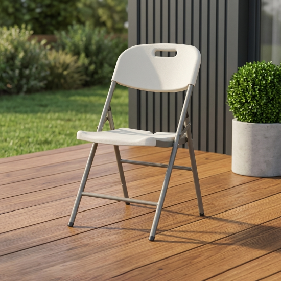 Стул складной 57x83x46 см сталь/пластик