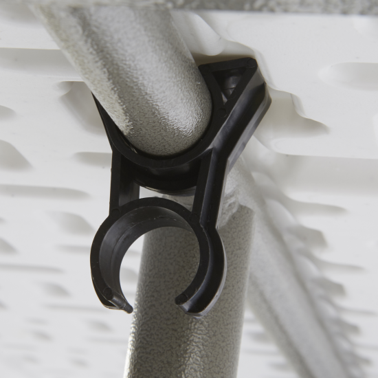 Стол садовый складной 180x73.5x74 см сталь/пластик цвет белый