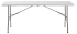 Стол садовый складной 180x73.5x74 см сталь/пластик цвет белый