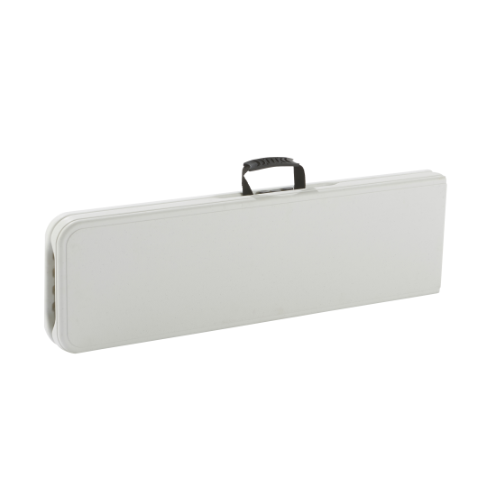 Скамья складная 183x43x28 см сталь/пластик цвет белый