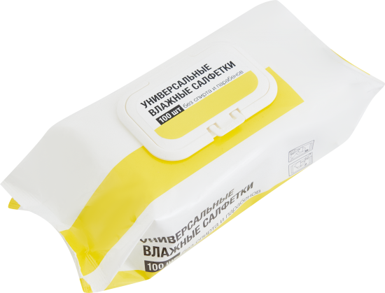 Салфетки влажные универсальные LMBP01, 100 шт.