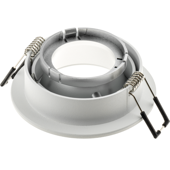 Светильник точечный встраиваемый Ritter Artin 51415 2 GU5.3 под отверстие 80 мм цвет белый