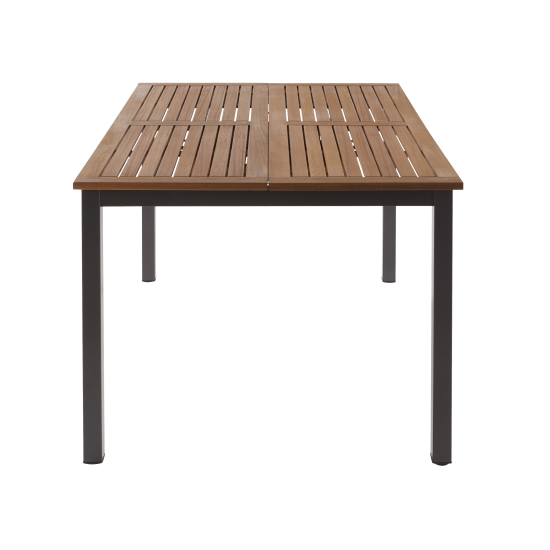 Стол Naterial Oris 102x147x147 см алюминий цвет коричневый