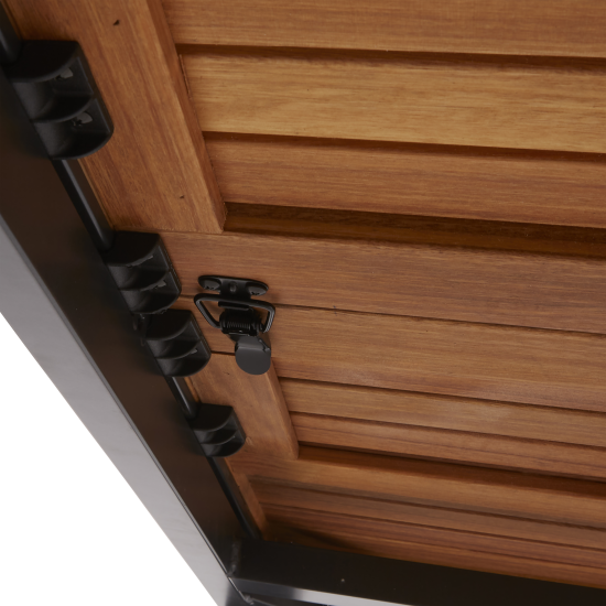 Стол Naterial Oris 102x147x147 см алюминий цвет коричневый