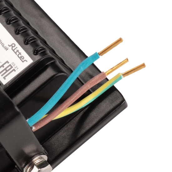 Прожектор светодиодный уличный Ritter Profi 53405 5 10 Вт 1000 Лм 180-240В холодный белый свет 6500К IP65 черный