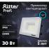Прожектор светодиодный уличный Ritter Profi 53407 9 30 Вт 3000 Лм 180-240В холодный белый свет 6500К IP65 черный
