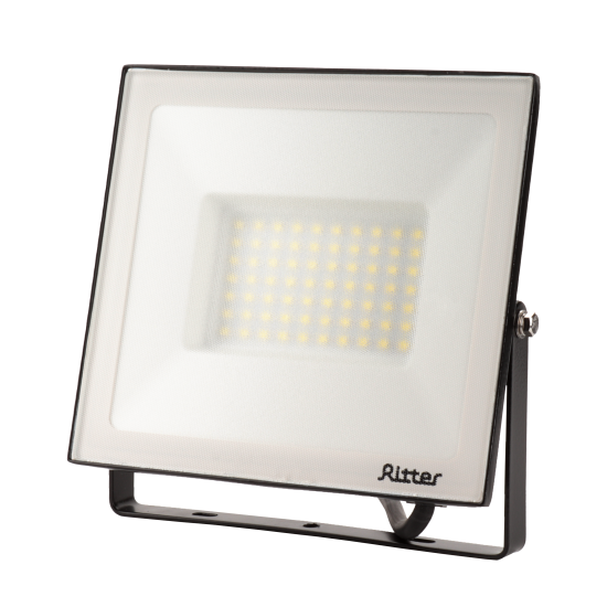 Прожектор светодиодный уличный Ritter Profi 53409 3 70 Вт 7000 Лм 180-240В холодный белый свет 6500К IP65 черный