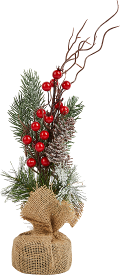 Украшение елка в мешке h40 см