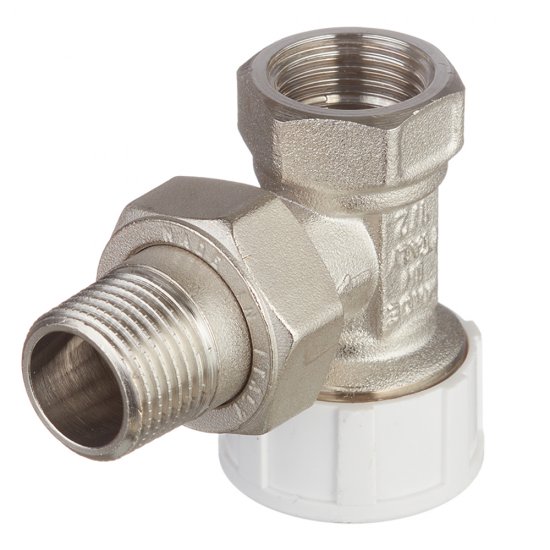 Клапан термостатический угловой Stout 1/2 НР(ш) х 1/2 ВР(г) для радиатора (SVT-0002-000015)