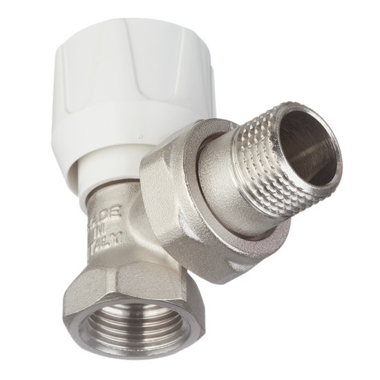 Клапан термостатический угловой Stout 1/2 НР(ш) х 1/2 ВР(г) для радиатора (SVR-2102-000015)