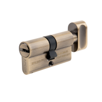 Цилиндровые механизмы Apecs Pro LM-60-C-AB 60 мм, ключ/вертушка, цвет бронза