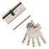 Цилиндровые механизмы Apecs Pro LM-80(35/45)-NI 80 мм, ключ/ключ, цвет никель
