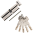 Цилиндровые механизмы Apecs Pro LM-100(45C/55)-C-NI 100 мм, ключ/вертушка, цвет никель