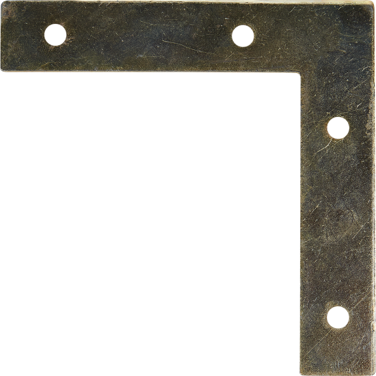 Оконный уголок NAZ 100x100x20x1.5 мм желтый цинк