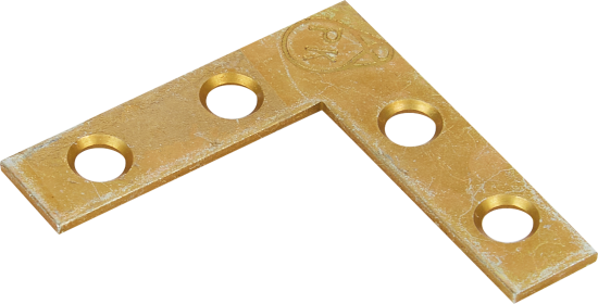 Оконный уголок NAZ 40x40x10x1.5 мм желтый цинк