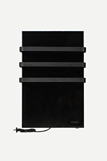 Полотенцесушитель электрический Теплофон ЭРГН-0.15/220 750x480 мм 150 Вт лесенка цвет черный