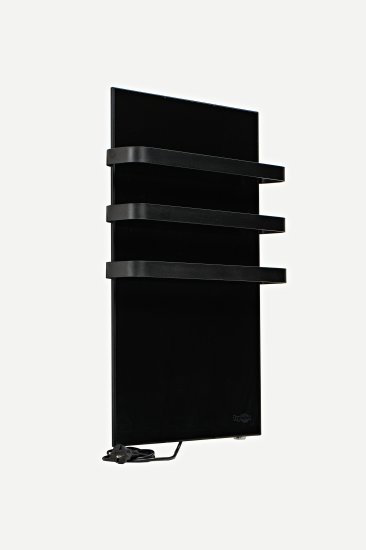 Полотенцесушитель электрический Теплофон ЭРГН-0.15/220 750x480 мм 150 Вт лесенка цвет черный