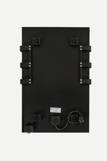 Полотенцесушитель электрический Теплофон ЭРГН-0.15/220 750x480 мм 150 Вт лесенка цвет черный