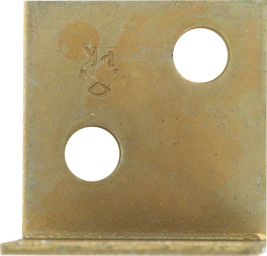 Уголок мебельный KSZ 25x25x25x1.5 желтый цинк