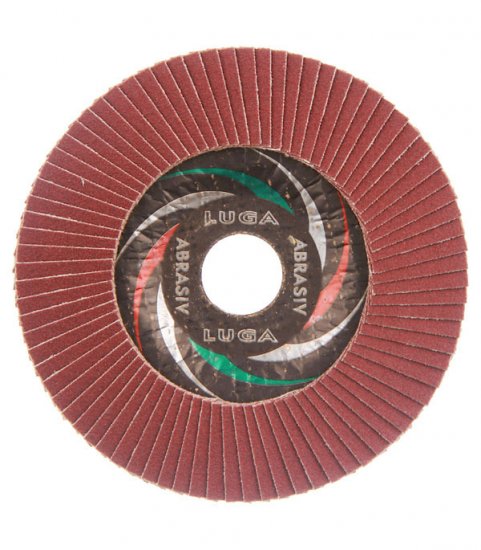 Круг лепестковый по металлу/древесине Луга 125х22,2 мм P120 (7943/4345)