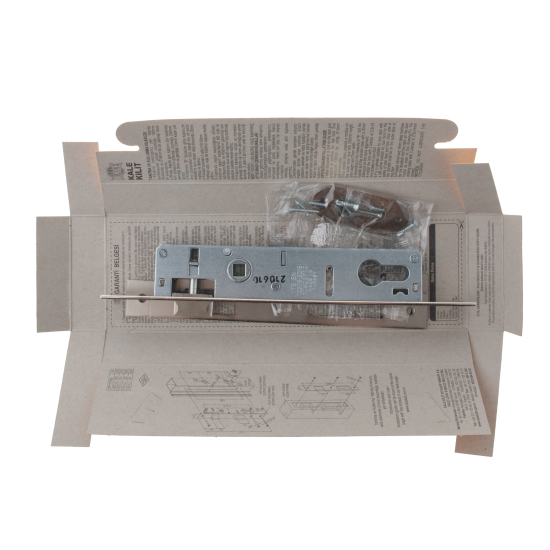 Замок врезной Kale 153-85BS20-23NP-STB хром