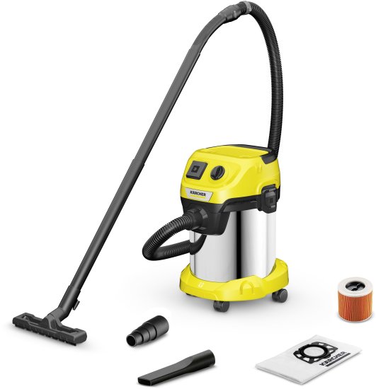 Пылесос Karcher WD 3 P S V-17/4/20, 1000 Вт, 17 л