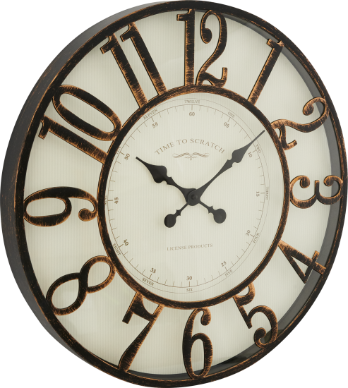 Часы настенные Dream River DMR круглые ø51.2 см цвет коричневый