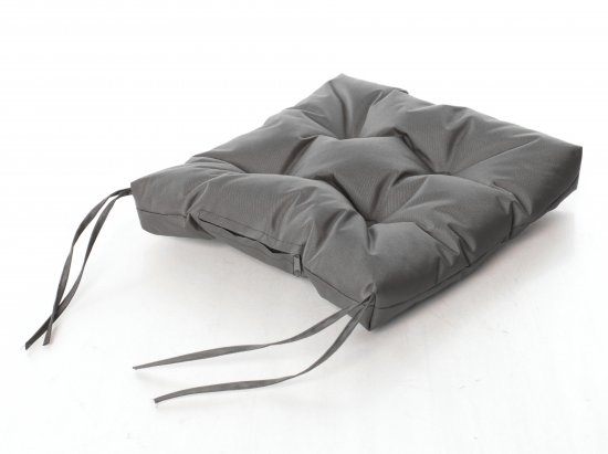 Подушка Туба-дуба Дачные посиделки 40x40 см цвет темно-серый