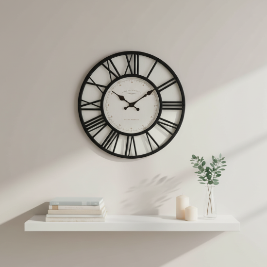 Часы настенные Dream River DMR круглые ø30.4 см цвет черный