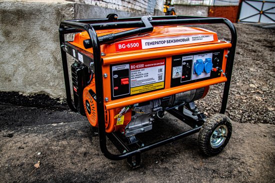 Генератор бензиновый BG-6500, 5.5 кВт