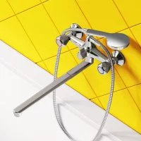 Двухзахватный смеситель для ванны и душа Dorff Modern