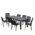 Стол садовый прямоугольный Naterial Dora 206x89x75 см алюминий/пластик
