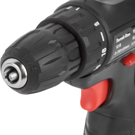 Дрель-шуруповерт аккумуляторная DRA-12/Р, 12 В Li-ion 1.3 Ач