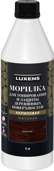 Морилка для дерева Luxens цвет махагон 1 л