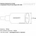 Алмазная коронка по стеклу и керамике Gigant DBG 11068