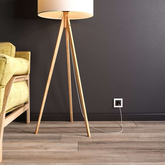 Умная розетка Werkel Minimir Home (a056422) скрытая установка черная с заземлением