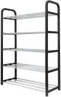 Этажерка для обуви Gromell Rusa 50x68x18.5 см 5 полок металл цвет черный