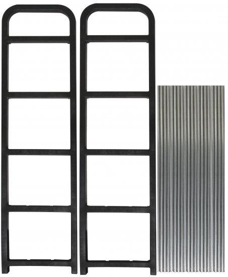 Этажерка для обуви Gromell Rusa 50x68x18.5 см 5 полок металл цвет черный