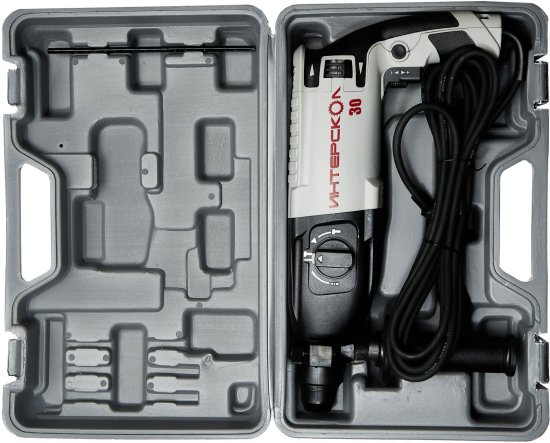 Перфоратор сетевой SDS-plus Интерскол П-30/900ЭР, 900 Вт, 3.3 Дж