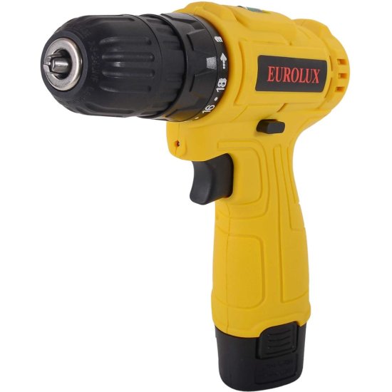 Аккумуляторная дрель-шуруповерт Eurolux ДА-12/1Li