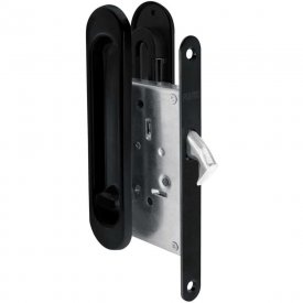 Защелка для раздвижных дверей Punto SH.SL152.KIT011-BK Soft LINE SL-011 BL-24