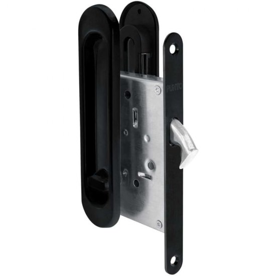 Защелка для раздвижных дверей Punto SH.SL152.KIT011-BK Soft LINE SL-011 BL-24