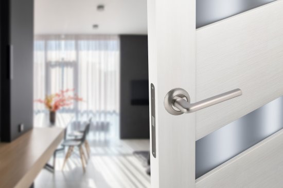 Дверные ручки Edson 21-Z01 без запирания алюминий никелированное покрытие цвет матовый никель