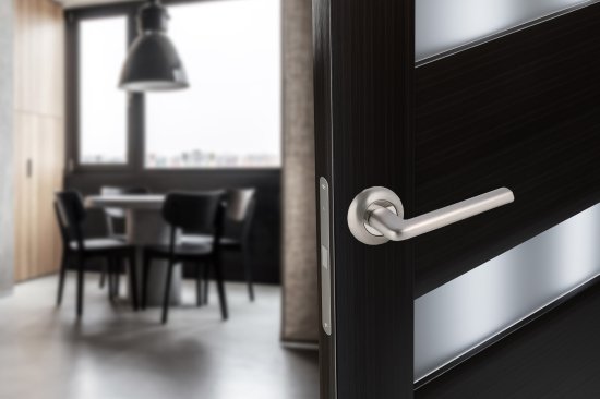 Дверные ручки Edson 21-Z01 без запирания алюминий никелированное покрытие цвет матовый никель