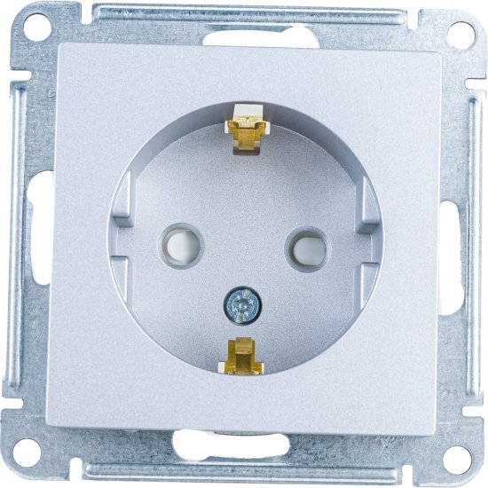 Одноместный механизм розетки Systeme Electric ATLAS DESIGN