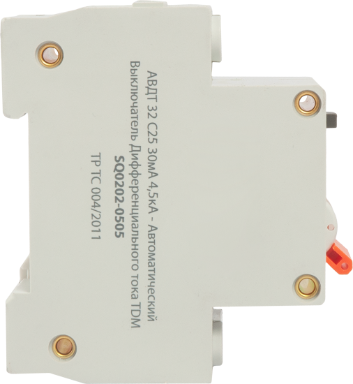 Дифференциальный автомат Tdm Electric АВДТ-32 1P N C25 A 30 мА 4.5 кА AC SQ0202-0505