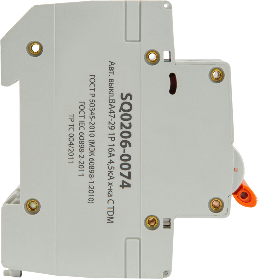 Автоматический выключатель TDM Electric ВА47-29 1P C16 А 4.5 кА SQ0206-0074